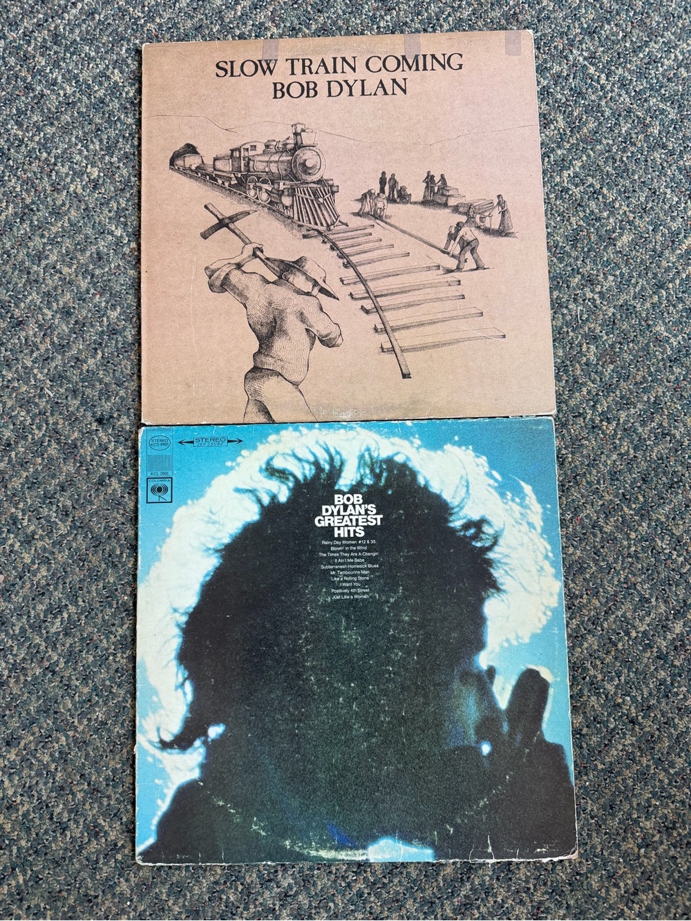 Bob Dylan Vintage Vinyl Records